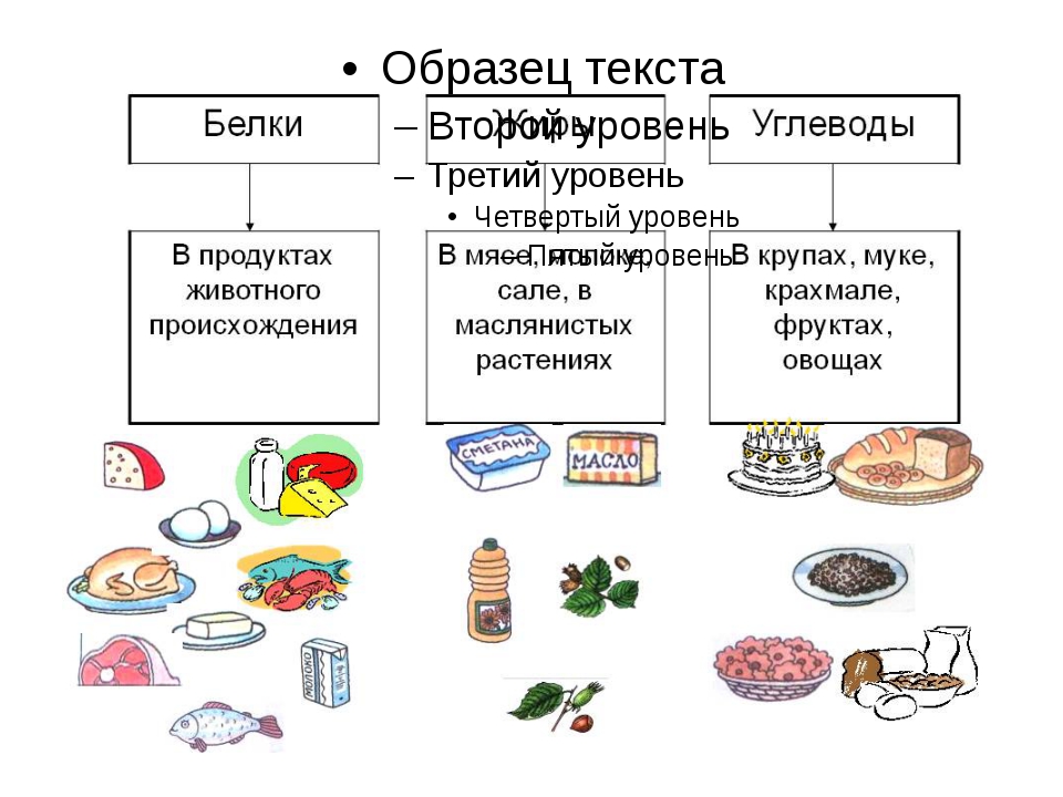 Белки жиры углеводы в продуктах картинки